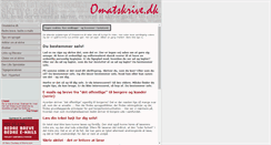 Desktop Screenshot of omatskrive.dk