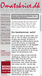 Mobile Screenshot of omatskrive.dk